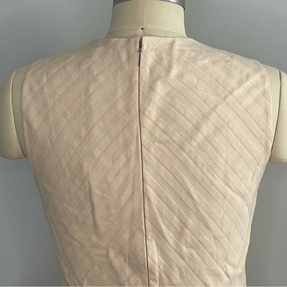 Rebecca Taylor Cream Textured Stripe Peplum Top- Size 2- NWT - Picture 5 of 10